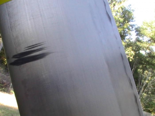 Tracking stick marks