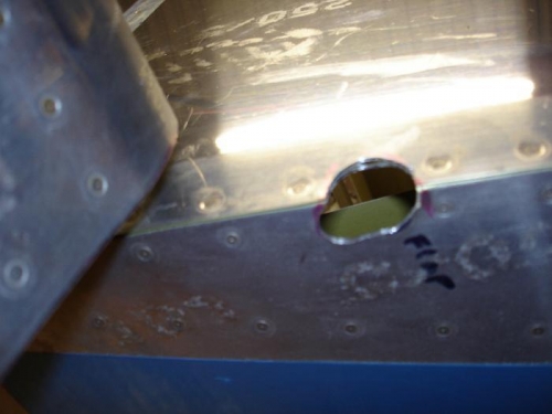 The finished hole, just requires finishing