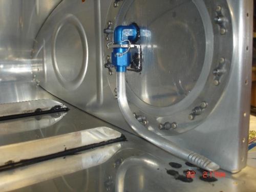 Trial fitting of the assembly to the end rib