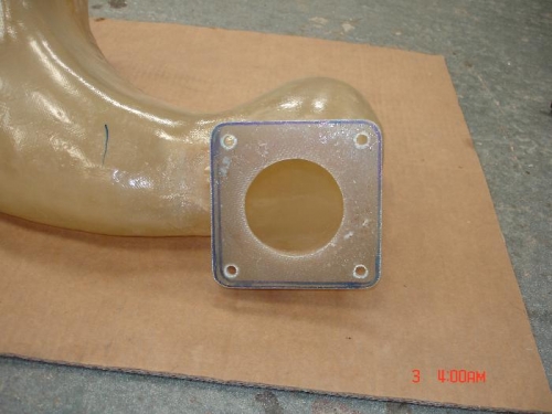 Trim and drilled the flange