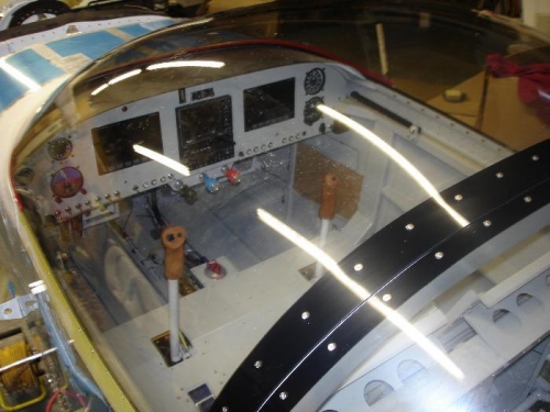 Cleaned all the film and tape of the canopy