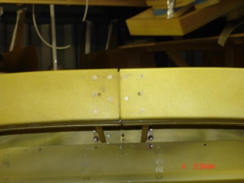 Even though I followed rivet spacing callouts exactly a tooling hole got in the way, should of checked