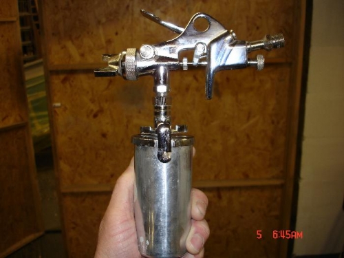 This small touch up spray gun worked great