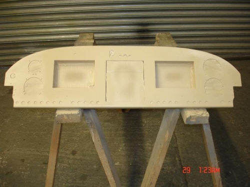 Epoxy primed the panel