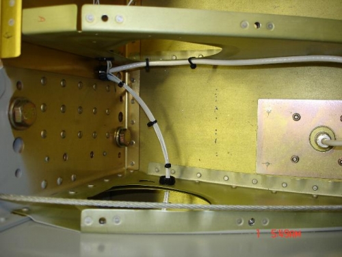 Port wing root wiring