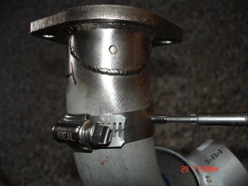 I angled them inboard, it makes more sense to me to be able to run the wires with the cht bundle