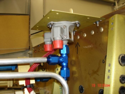 The swivel Tee makes it a straight swap for the stock valve