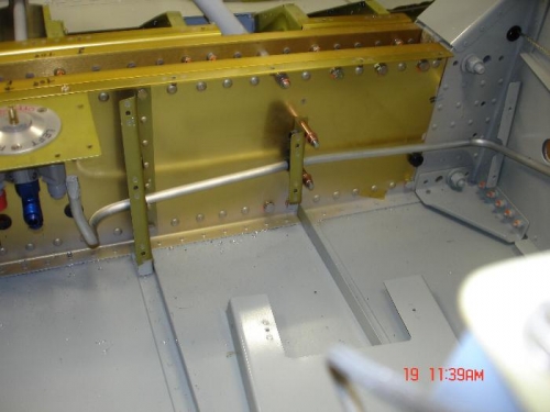 Fitting the Port fuel pipe