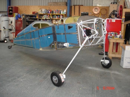 On three wheels at last