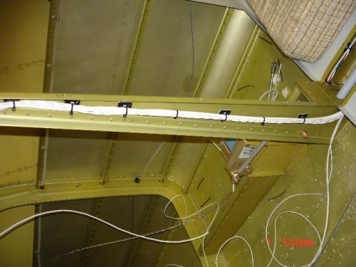 Ran the wiring for the gps and head set jacks