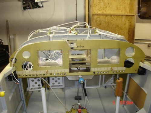 Started wiring switches and circuit breakers