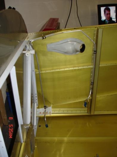 Fuel tank vent pipe, took a while to get it just right