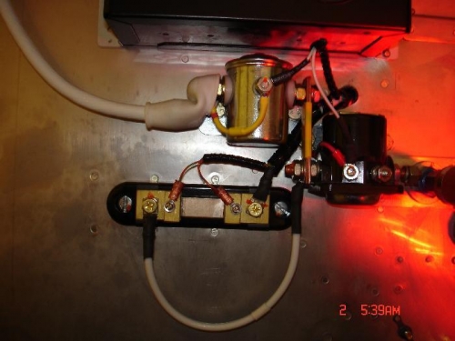 Ran the wires for the amp meter function