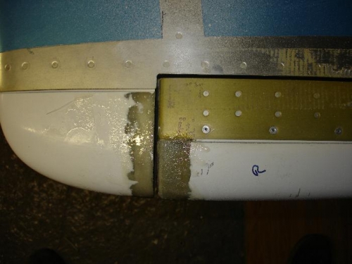 Left the gap slightly wide to allow for filler and paint