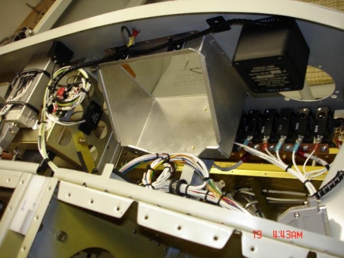 Fitted the v c compass and wired the back light.