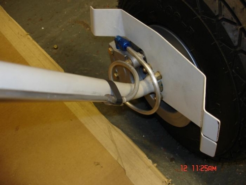 Poly tube acts as standoff