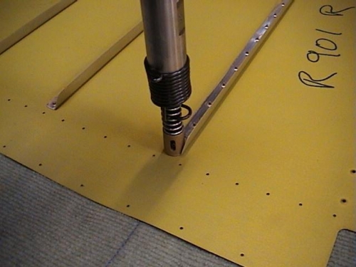 Back rivettng stiffeners