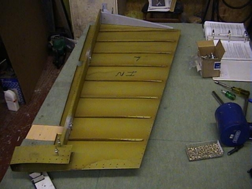 Assembling rudder and counter balance