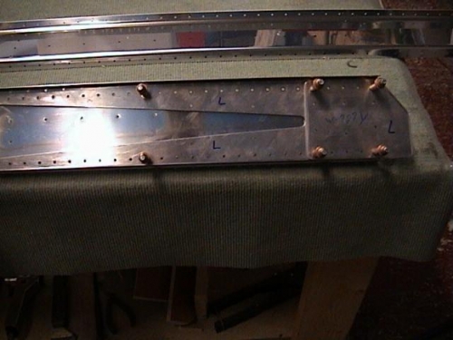 Rear spar reinforcement