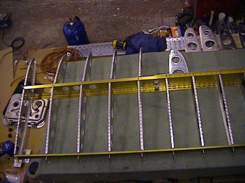 Fitting wing ribs to main spar