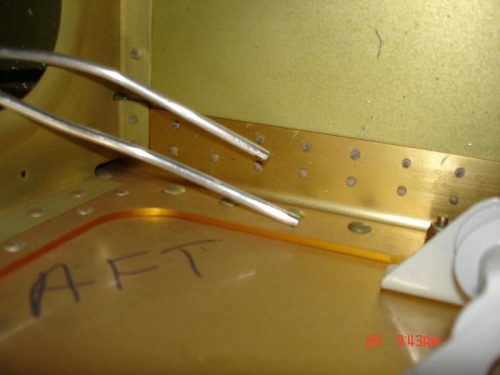 Pitot will conect here in the outer most inspection hole