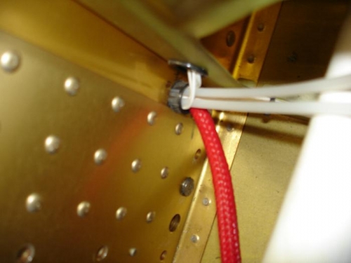 The big advantage of the smaller tube, they will pass through std grommets