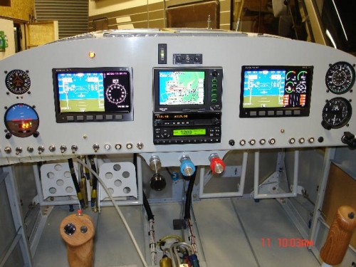 The KMD 150 now talks to the EFIS