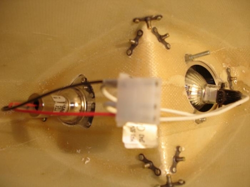 Fit wiring connectors to tip