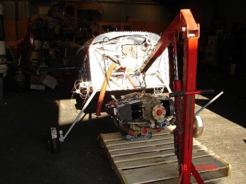 Re-fitted the engine mount and main gear