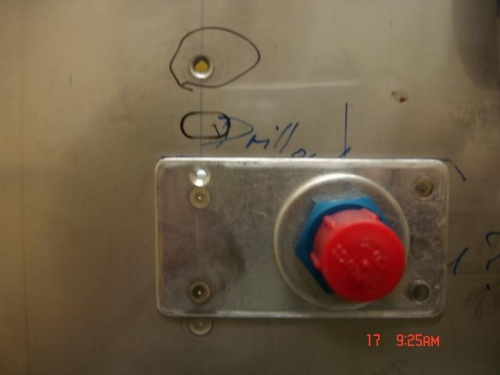 I fitted the fuel bulkhead fitting doubler as per the FWF drawings, wish I had waited now