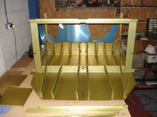 Completed centre section