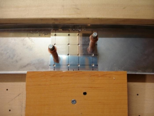 Fitting the back plate