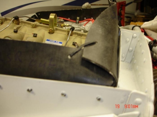 Punched the lacing holes and trimmed the seals here and there