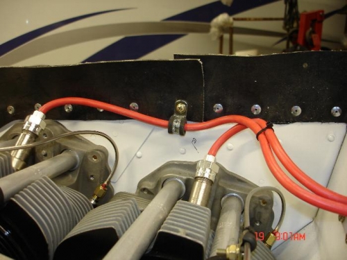 Fiyyed some adel clamps to the ht leads