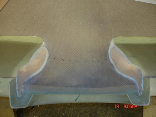 Stuck them in place with PU