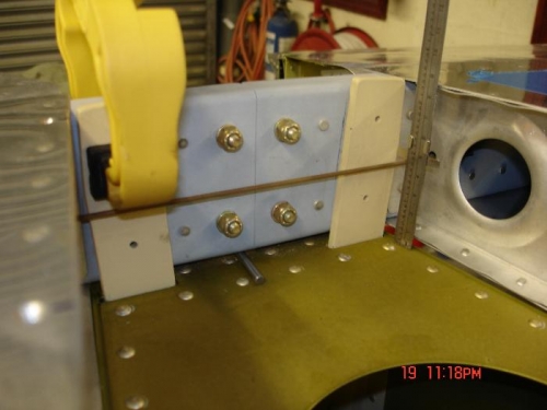 I used a rod between the tooling holes, then measured from this to the deck to get 0 degrees incidence