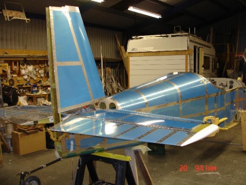 Fitted the vertical stab