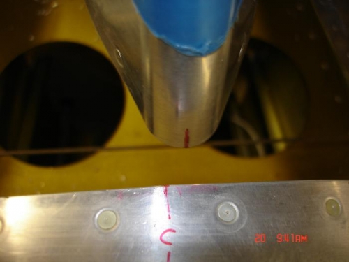 Verified the 1/4 offset to the left