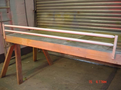 Painting the control tubes