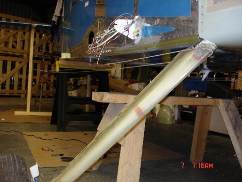 Streamlining the leg fairings