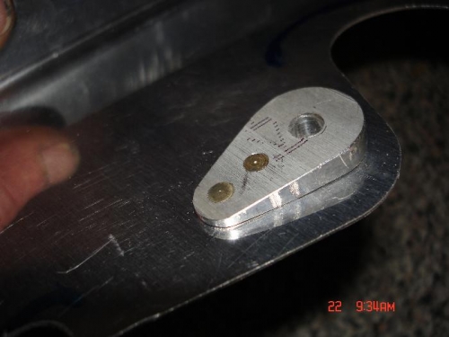 Made this wedge finger spacer for the rear lh wall