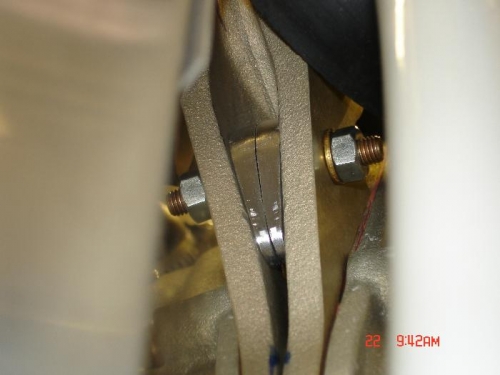 The spacer holds the rear wall at the correct angle