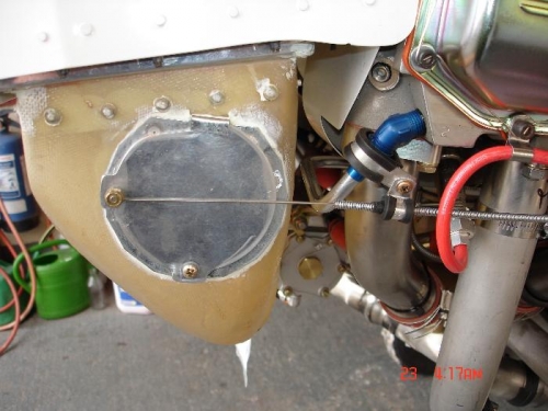 Hooked up the by-pass door