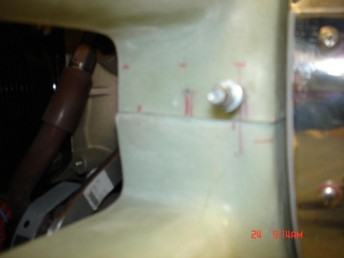 I am happy with the fit here, a bit more work will get it perfect