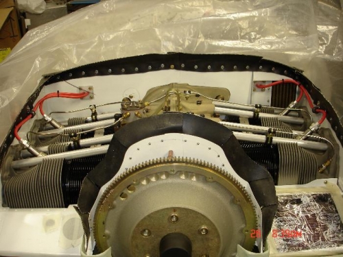 Finished the front baffle seals