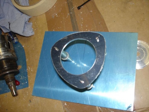 Fabricated the lamp holders