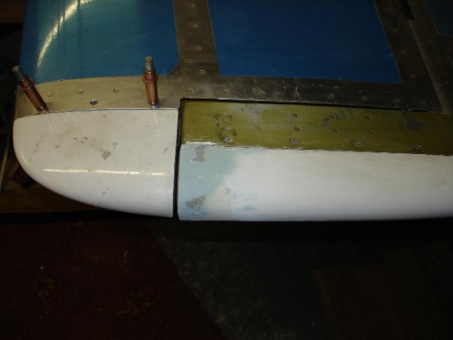 Glassed and filled over the counterweight