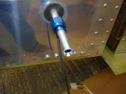 Flared the fuel pipe