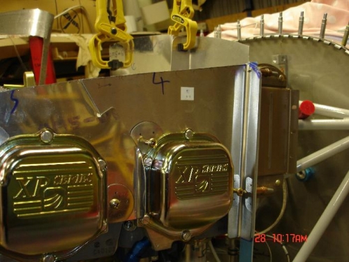 Fitted the oil cooler as high as possible