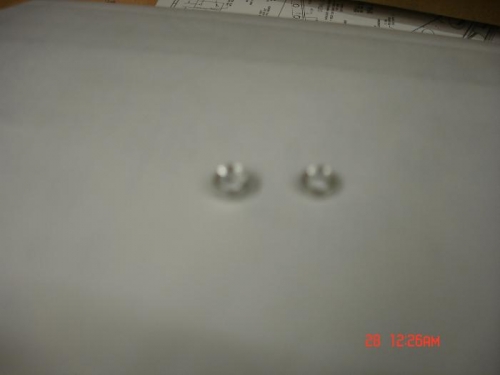 I used some ali tube, countersunk one end to take the dimple and ran a round file over the lower end